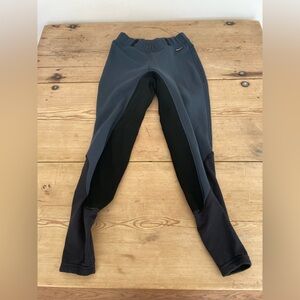 Kerrits Slate Blue Equestrian Breeches full seat fleece lined size small